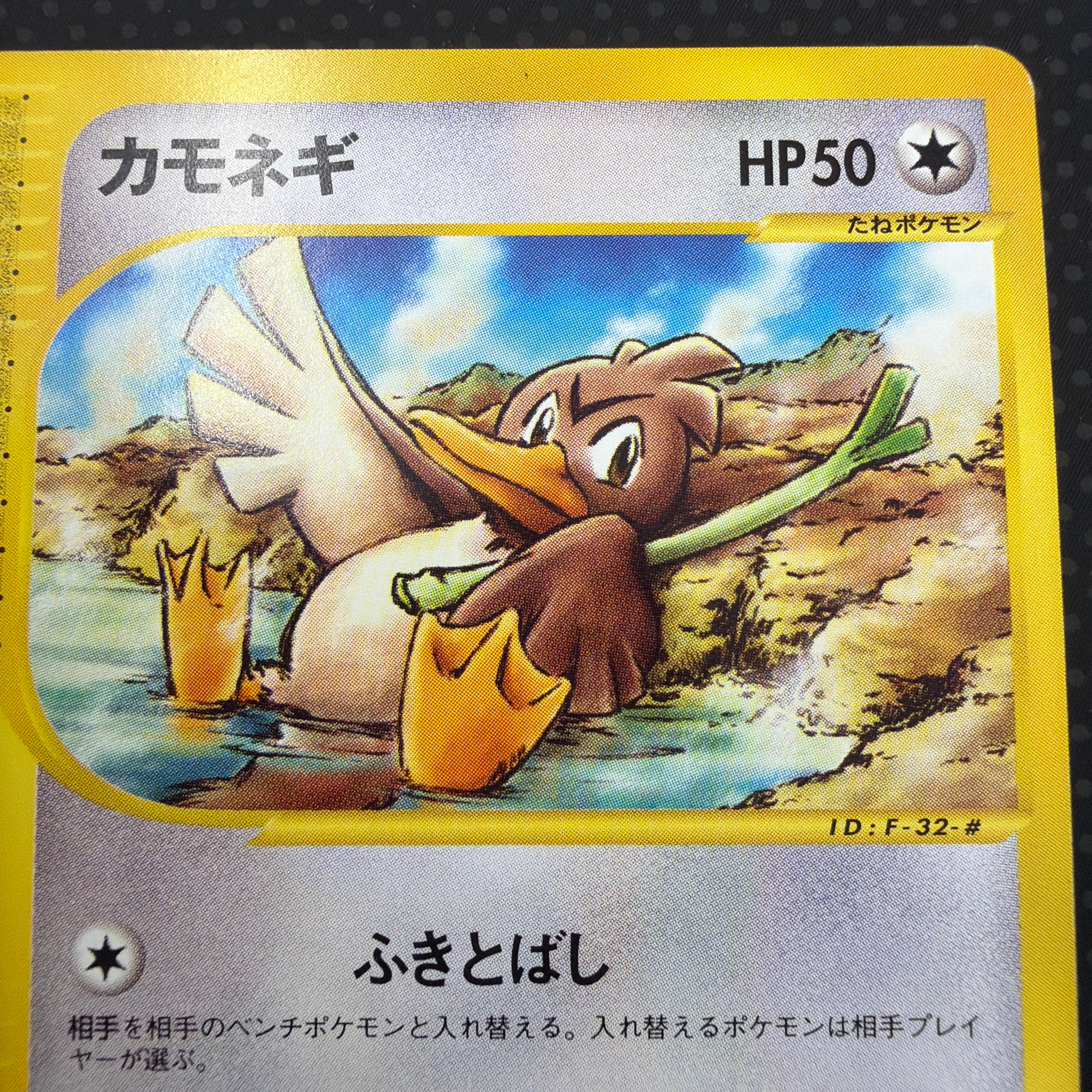 状態A カモネギ　eカード　温泉　061/088 アンリミ